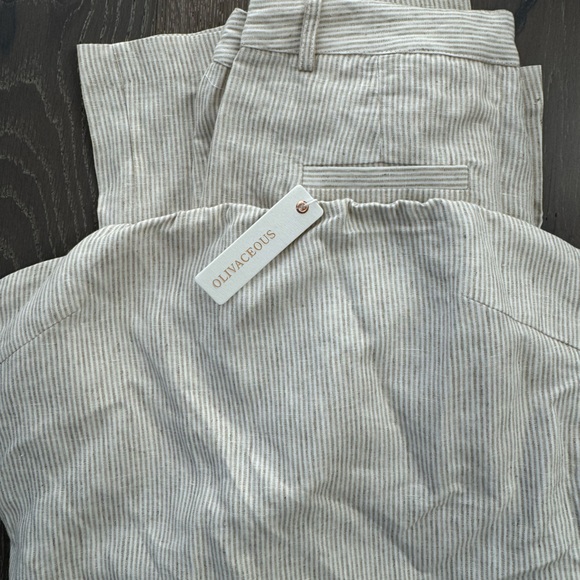 Striped Linen Matching Set - Picture 6 of 6